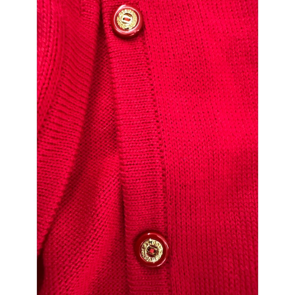 ST. JOHN SPORT Knits Black Sweater Cardigan Gold & Tank Top Set Size Medium - Picture 12 of 13